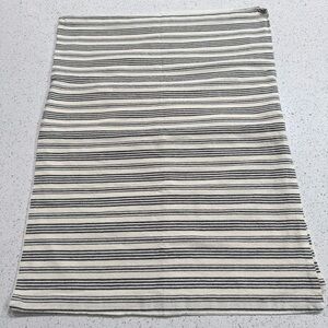 Bee and Willow Elegant Striped Cream and Black Pillow Cover Set of 2